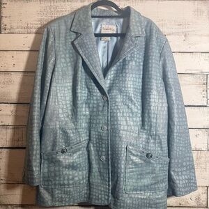 Vintage Pamela McCoy Leather Jacket Be Plus Size 3X